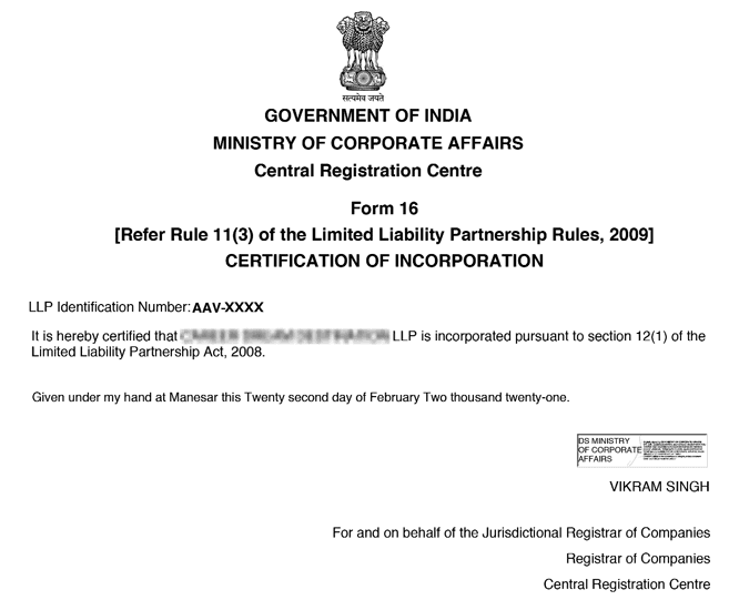 Private Limited Company sample